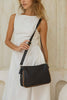 Esme bag - Black/tan trim-Baleka Leather-With its seamless silhouette and elevated simplicity, Esme is designed to keep up with your pace - from morning meetings to evening plans. A contrast trim adds subtle detail, while the adjustable strap allows for easy wear - over the shoulder or crossbody. Thoughtfully finished with a fully lined interior, internal zip and slip pocket, keeping your essentials organised. The perfect, modern style for everyday use. A modern style designed in the beautiful town of Port