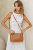 Esme bag - Vintage tan/tan trim-Baleka Leather-With its seamless silhouette and elevated simplicity, Esme is designed to keep up with your pace - from morning meetings to evening plans. A contrast trim adds subtle detail, while the adjustable strap allows for easy wear - over the shoulder or crossbody. Thoughtfully finished with a fully lined interior, internal zip and slip pocket, keeping your essentials organised. The perfect, modern style for everyday use. A modern style designed in the beautiful town o