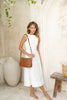 Esme bag - Vintage tan/tan trim-Baleka Leather-With its seamless silhouette and elevated simplicity, Esme is designed to keep up with your pace - from morning meetings to evening plans. A contrast trim adds subtle detail, while the adjustable strap allows for easy wear - over the shoulder or crossbody. Thoughtfully finished with a fully lined interior, internal zip and slip pocket, keeping your essentials organised. The perfect, modern style for everyday use. A modern style designed in the beautiful town o