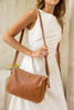 Esme bag - Vintage tan/tan trim-Baleka Leather-With its seamless silhouette and elevated simplicity, Esme is designed to keep up with your pace - from morning meetings to evening plans. A contrast trim adds subtle detail, while the adjustable strap allows for easy wear - over the shoulder or crossbody. Thoughtfully finished with a fully lined interior, internal zip and slip pocket, keeping your essentials organised. The perfect, modern style for everyday use. A modern style designed in the beautiful town o