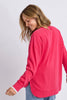 Established crew - dark pink-Elm-Guaranteed to be your new favourite crew. The Established Crew features raw seam detail and cute Elm embroidery making it an effortless choice for both comfort and style. Raw hem detail Chest embroidery Scooped hemline Relaxed fit 100% cotton unbrushed fleece Model is wearing a size 10-Pash + Evolve