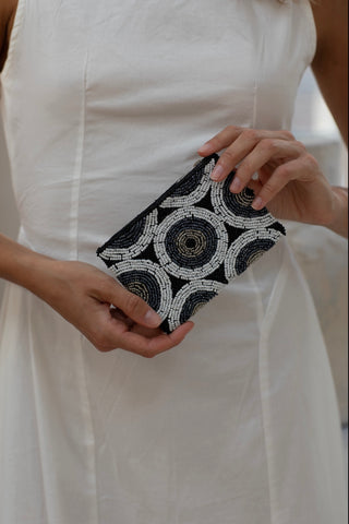 Mia beaded clutch