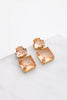 Faith earring - peach-Zafino-Water resistant Hypoallergenic & Nickel Free Female Founded & Family Owned-Pash + Evolve