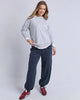 Farrah long sleeve - Grey marle-Foxwood-A new crew to the Foxwood range the Farrah Long Sleeve in 100% Fresh Pima Cotton features a classic crew neckline and raw edge detail. This relaxed fit jumper is an easy everyday wear. Round neckline Raw edge detail Relaxed fit Pima Cotton Jersey Our model is 176cm and wears Size 10-Pash + Evolve
