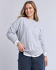 Farrah long sleeve - Grey marle-Foxwood-A new crew to the Foxwood range the Farrah Long Sleeve in 100% Fresh Pima Cotton features a classic crew neckline and raw edge detail. This relaxed fit jumper is an easy everyday wear. Round neckline Raw edge detail Relaxed fit Pima Cotton Jersey Our model is 176cm and wears Size 10-Pash + Evolve