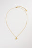 Fleur necklace - gold-Zarla-A fine chain finished with a softly sculpted floral pendant. Light-catching and minimal, it brings a warm, sunlit feel to your look. Feminine, effortless, and perfect for everyday wear. *18K Gold Plated Solid Brass Base *Water proof: Can be worn in the ocean or pool-Pash + Evolve
