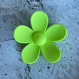 Flower claw clip - lime-Pash + Evolve-*7.5cm (approx)-Pash + Evolve