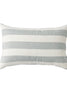Fog stripe pillowcase set- standard-SOCIETY OF WANDERERS-100% French Flax Linen Pillowcases Standard Pillowcase, 48 x 73cm with hidden envelope closure. Pillowcase sets include 2 pillowcases. Our linen is pre-washed and easy to care for. Please note: Fog has a green/gray base tone No ironing is required, just a simple cold machine wash and medium tumble dry. Over time the linen will become softer and more beautiful.-Pash + Evolve