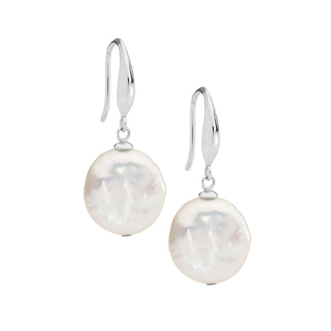 Freshwater pearl earring - rose gold