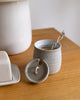 Garden To Table Sugar Bowl-Robert gordon-Introducing the newest addition to our Garden To Table range, the Sugar bowl. With visible throwing rings inspired by the process of using a pottery wheel and a lid that rests on top. Ceramic bowl with lid Made from stoneware Microwave and Dishwasher safe 9cm | 8.5cm Designed in Australia-Pash + Evolve