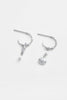 Goldie hoop - silver-Zarla-A refined hoop finished with delicate charms and soft pearl accents. Light-catching and fluid, it brings a cool, luminous feel with a subtle coastal edge. Effortless, feminine, and designed for everyday wear. *Rhodium Plated Solid Brass Base *Water proof: Can be worn in the ocean or pool-Pash + Evolve