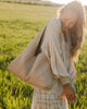 Hailey Suedette Shoulder Bag - Blonde-Louenhide-The Hailey Blonde Suedette Shoulder Bag brings all the soft, easy charm your weekend plans deserve, crafted from rich faux suede for a luxe, textured feel. Her gently slouchy silhouette and studded shoulder strap add a hint of edge to an otherwise understated design, giving her the refined attitude of a studded hobo bag. Internal Features Slip Pocket External Features Stud Detailing Internal Lining Polyurethane Vegan Leather 100% Lining Handle Height 27cm Clo