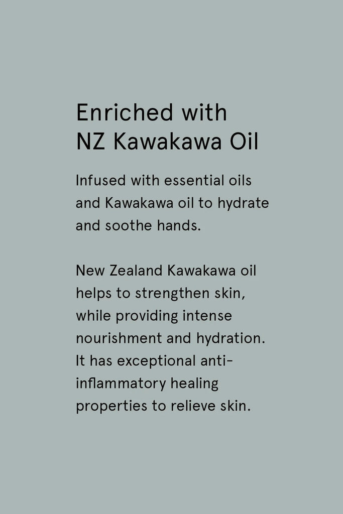 Hand cream - Coconut & Waterflower-Aromatherapy co-Unwind - Coconut & Waterflower Pamper your hands with the aroma of patchouli, coconut, almond, vanilla and musk. Infused with NZ Kawakawa Oil, essential oils and SPF15. Size: 75ml ﻿Aroma: ﻿Marine with fresh floral notes ﻿Ingredients: Aqua; C12-15 Alkyl Benzoate; Ethylhexyl Methoxycinnamate; Prunus Amygdalus Dulcis (Sweet Almond) Oil; Cetearyl Alcohol; Butyl Methoxydibenzoylmethane; Octocrylene; Cetearyl Olivate; Benzophenone-3; Sorbitan Olivate; Parfum; Per