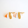 Happy hour earrings - sunset/gold-Hagen + Co-Cute pair of everyday hoops with gorgeous overlapping layers of mixed acrylics. Can be convertible by removing or mixing up the pieces. *Materials: Acrylic, mirror *Nickel Free earring hoops *Light weight and easy to wear. *40mm x 25mm-Pash + Evolve