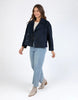 Harley peacoat - dark sapphire-Elm-Like your jackets slightly shorter? The Harley Peacoat is a stunning cropped coat that looks gorgeous when worn atop your favourite denim jeans for the ultimate in timeless chic! Cropped length Front pockets Button closure Model is wearing a size 10-Pash + Evolve
