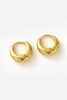 Hayley Huggie - Gold-Zafino-The Hayley Huggie combines a sleek gold silhouette with a line of sparkling crystals for effortless sophistication. Its curved design hugs the ear comfortably, making it the perfect everyday piece that transitions seamlessly from casual to occasion wear. Wear solo for a subtle shine or stack with other huggies and studs for a layered look.Designed for modern women who want effortless style, every day. Metal: 18K Gold Plated on BrassDimensions: 10mm HoopWater Resistant: Splash pro