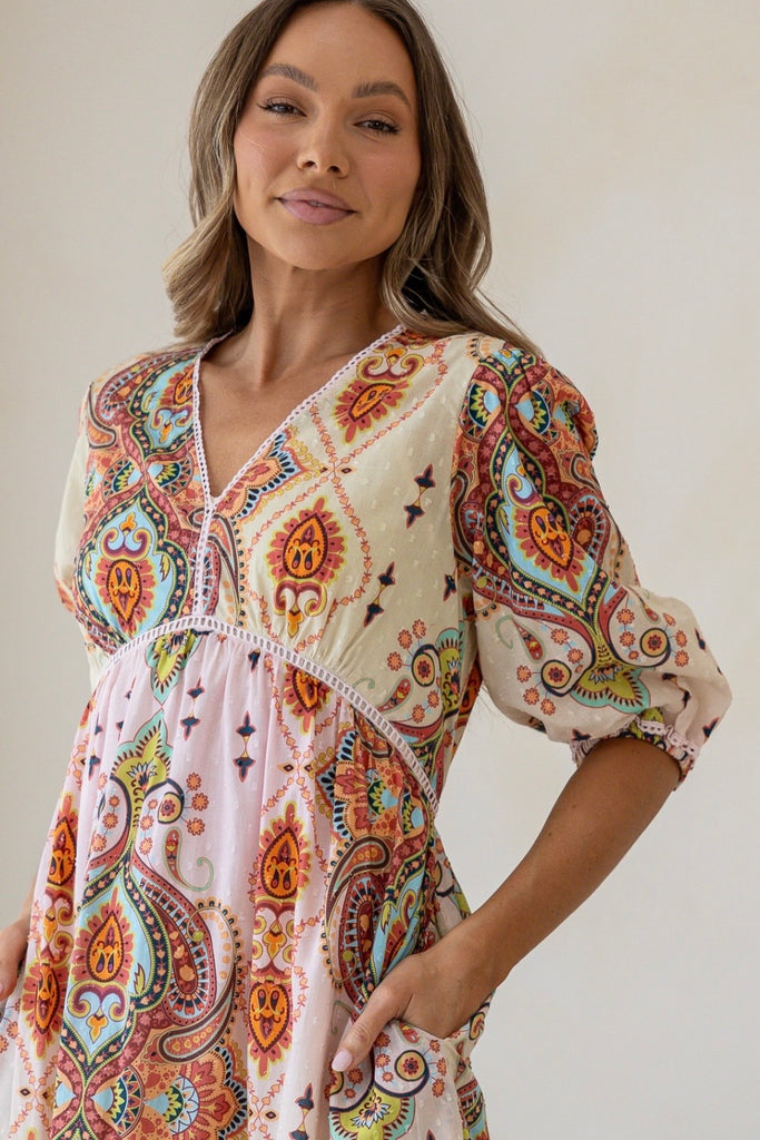 Zahli dress - paisley