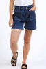 Lennox denim short - dark blue wash