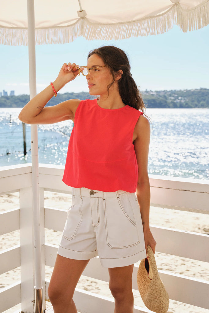 Weekender short - ecru