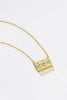 Imogen Necklace - milky aqua-Zarla-A delicate chain finished with an intricate pendant, set with soft aqua tones and fine detailing. Light-catching and layered, it brings a subtle, ocean-inspired feel with a refined edge. Designed to elevate your look with effortless ease. *18K Gold Plated Solid Brass Base *41cm + 5cm Extender *This piece is handmade and not recommended to be worn in water-Pash + Evolve