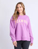 Interval Crew - Purple/Orange-Pash + Evolve-The Interval Crew is our designers new favourite this season. Featuring all the classic heritage of Foxwood LeisureFit fleece this oversized fitting crew sports a large print along the back shoulders and is both comfortable and cool. Front chest print Large back & sleeve print Oversized fit 100% Cotton Our model is 176cm and wears Size 10-Pash + Evolve