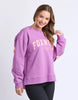 Interval Crew - Purple/Orange-Pash + Evolve-The Interval Crew is our designers new favourite this season. Featuring all the classic heritage of Foxwood LeisureFit fleece this oversized fitting crew sports a large print along the back shoulders and is both comfortable and cool. Front chest print Large back & sleeve print Oversized fit 100% Cotton Our model is 176cm and wears Size 10-Pash + Evolve
