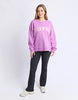 Interval Crew - Purple/Orange-Pash + Evolve-The Interval Crew is our designers new favourite this season. Featuring all the classic heritage of Foxwood LeisureFit fleece this oversized fitting crew sports a large print along the back shoulders and is both comfortable and cool. Front chest print Large back & sleeve print Oversized fit 100% Cotton Our model is 176cm and wears Size 10-Pash + Evolve