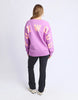 Interval Crew - Purple/Orange-Pash + Evolve-The Interval Crew is our designers new favourite this season. Featuring all the classic heritage of Foxwood LeisureFit fleece this oversized fitting crew sports a large print along the back shoulders and is both comfortable and cool. Front chest print Large back & sleeve print Oversized fit 100% Cotton Our model is 176cm and wears Size 10-Pash + Evolve
