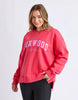 Interval Crew - Raspberry & Neon Lilac-Foxwood-The Interval Crew is our designers new favourite this season. Featuring all the classic heritage of Foxwood LeisureFit fleece this relaxed fitting crew sports a oversized print along the back shoulders and is both comfortable and cool. Front Chest Print Large Back & Sleeve Print Relaxed Fit 100% Cotton Model is 176cm and wears size 10-Pash + Evolve