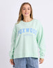 Interval crew - mint/blue bell-Foxwood-The Interval Crew is our designers new favourite this season. Featuring all the classic heritage of Foxwood LeisureFit fleece this relaxed fitting crew sports a oversized print along the back shoulders and is both comfortable and cool. Front chest print Large back & sleeve print Oversized fit 100% Cotton Our model is 176cm and wears Size 10-Pash + Evolve