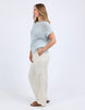 Isla knit vest - ballad blue-Foxwood-*Knit vest *Round neckline *Ribbed neckline *Short sleeve *Cotton/Metallic blend *Designed in Australia-Pash + Evolve