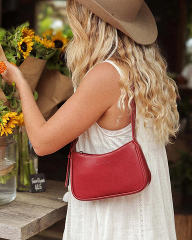 Jacinta Gia crossbody bag - chocolate