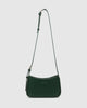 Ivy shoulder bag - forest green-Louenhide-The Louenhide Ivy Forest Green Shoulder Bag is a forever piece made to move with you. Designed to seamlessly transition from an elevated day look to the ideal night out companion, this petit shoulder bag is an essential addition to your capsule wardrobe. Created for the minimalist, this clean, seamless style effortlessly combines refinement with functionality. Secure your day-to-night essentials with the discreet top-zip closure, ensuring your belonging won’t fall o