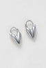 JESS HEART HOOP - SILVER-Zafino-The Jess Heart Hoop is a playful yet polished take on a classic style, featuring a bold heart-shaped drop in a sleek gold finish. Lightweight and versatile, these hoops add a touch of charm to everyday looks while still feeling modern and refined. Perfect as a solo statement or stacked with delicate studs for a layered ear. Metal: Silver Plated on BrassDimensions: 10mm x 20mmWater Resistant: Splash proof, not recommended to be worn in the ocean or pool-Pash + Evolve
