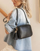 Jacinta Gia crossbody bag - black-Louenhide-The Louenhide Jacinta Black Crossbody Bag with Gia Strap is the ultimate everyday bag for women looking for style without compromising function. Feel luxe and sporty with this soft, camera style bag over your shoulder, now in Forest Green and Black new season colours. Walk out in style with this casual crossbody bag and keep your essentials secure with its slip and zip pockets. The Jacinta Gia is a staple in the Louenhide world, loved by women of all ages and styl