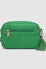 Jacinta crossbody bag - apple green-Louenhide-The Louenhide Jacinta Apple Green Crossbody Bag is the ultimate cool-girl bag, featuring a complimentary detachable guitar strap, now in new bright patterned prints. Feel fun and sporty with our Jacinta Apple Green over your shoulder. Walk out in style with this colourful accessory, secure your essentials with its slip and zip pockets. Available in a range of classic & preppy colours and designed to style effortlessly with your daily wardrobe. The Jacinta Apple 