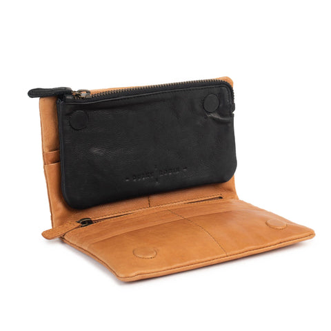 Quinn purse - charcoal