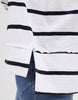 Jayne Stripe Throw On Top - White/ Dark Sapphire-Foxwood-The Jayne Throw on Top is the perfect lightweight long sleeve to take you through the seasons. Cut from a comfy, cotton slub jersey this women's top features a crew neck, trendy exposed stitching and side split hi-low hem. Seriously versatile we know you'll be wearing this on repeat. Round neckline Design lines Raw edge details 100% Cotton Our model is 176cm and wears Size 10-Pash + Evolve