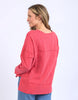 Jayne Throw On Top - Cayenne Red-Foxwood-The Jayne Throw on Top is the perfect lightweight long sleeve to take you through the seasons. Cut from a comfy, cotton slub jersey this women's top features a crew neck, trendy exposed stitching and side split hi-low hem. Seriously versatile we know you'll be wearing this on repeat. Round neckline Design lines Raw edge details 100% Cotton Our model is 176cm and wears Size 10-Pash + Evolve
