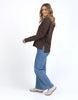 Jayne Throw On Top - Coffee Bean-Foxwood-The Jayne Throw on Top is the perfect lightweight long sleeve to take you through the seasons. Cut from a comfy, cotton slub jersey this women's top features a crew neck, trendy exposed stitching and side split hi-low hem. Seriously versatile we know you'll be wearing this on repeat. Round neckline Design lines Raw edge details 100% Cotton Model is wearing a size 10-Pash + Evolve