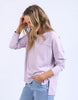 Jayne Throw On Top - Orchid Bloom-Foxwood-The Jayne Throw on Top is the perfect lightweight long sleeve to take you through the seasons. Cut from a comfy, cotton slub jersey this women's top features a crew neck, trendy exposed stitching and side split hi-low hem. Seriously versatile we know you'll be wearing this on repeat. Round neckline Design lines Raw edge details 100% Cotton Our model is 176cm and wears Size 10-Pash + Evolve