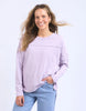 Jayne Throw On Top - Orchid Bloom-Foxwood-The Jayne Throw on Top is the perfect lightweight long sleeve to take you through the seasons. Cut from a comfy, cotton slub jersey this women's top features a crew neck, trendy exposed stitching and side split hi-low hem. Seriously versatile we know you'll be wearing this on repeat. Round neckline Design lines Raw edge details 100% Cotton Our model is 176cm and wears Size 10-Pash + Evolve