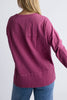 Jayne throw on top - Port-Foxwood-The Jayne Throw on Top is the perfect lightweight long sleeve to take you through the seasons. Cut from a comfy, cotton slub jersey this women's top features a crew neck, trendy exposed stitching and side split hi-low hem. Seriously versatile we know you'll be wearing this on repeat. Round neckline Design lines Raw edge details 100% Cotton Model is wearing a size 10-Pash + Evolve