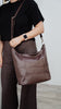 Kaia bag - Chocolate Pebble-Baleka Leather-Pash + Evolve