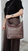 Kaia bag - Chocolate Pebble-Baleka Leather-Pash + Evolve