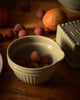 Kitchen Life 16cm Scallop Bowl - Peppercorn-Robert gordon-Inspired by the steady rhythm of the kitchen, this collection celebrates the beauty of daily preparation and time spent cooking. Subtle glazes and gentle leaf embellishment introduce softness and balance to everyday cooking, finished in a reactive glaze with delicate speckling. Made from stoneware Microwave & Dishwasher safe Earthy clay body with green reactive glaze 16cm | 9cm Designed in Australia-Pash + Evolve