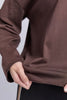 Knock off long sleeve - coffee-Foxwood-The Knock Off Long Sleeve has that perfectly undone look you'll keep reaching for. Cut with a drop shoulder and easy drape through the body, it feels relaxed without trying too hard. The raw edge finish gives it a slightly rugged edge, adding just the right amount of attitude. Made from soft cotton, it's one of those pieces that only gets better the more you wear it. *Designed in Australia *Relaxed fit *Raw edge *100% Cotton-Pash + Evolve