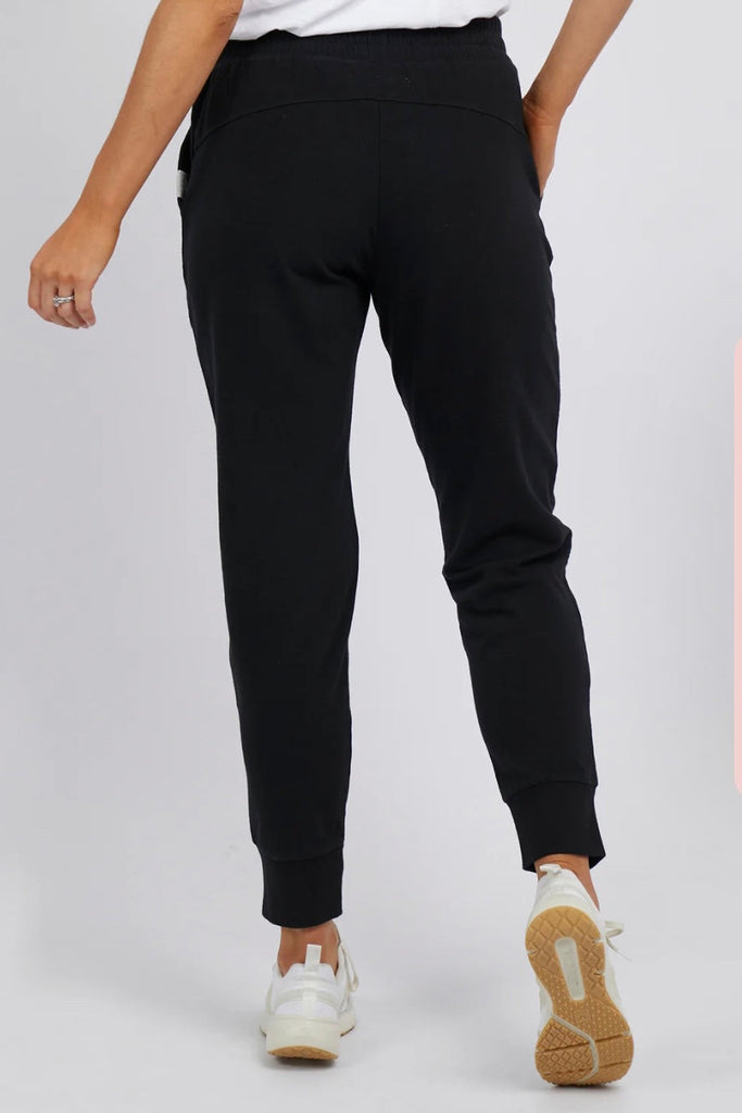 LAZY DAYS PANT BLACK-Foxwood-Pants-The Lazy Days Pant is the perfect pant for an everyday wear ! We love styling this look back with a simple tee, jumper and white sneakers. These pants are made from a soft to touch fabric and are comfortable all day long. *unbrushed fleece *cotton elastane blend-Pash + Evolve