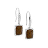 Labardorite drop earrings - silver-Ellani-Labardorite stainless steel earrings.-Pash + Evolve