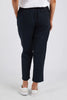 Larissa pant - black-Elm-A pant you'll reach for everyday. Featuring a comfortable elastic waist, turned up cuffs and pockets, the Larissa Pant in flattering and drapey linen lyocell are the ideal pants for work, rest and play. Elastic back waist Pintuck detail on front leg Turn back cuffs Linen Lyocell-Pash + Evolve